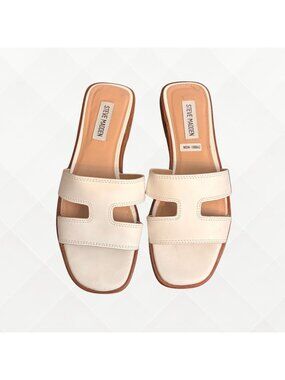 Steve Madden Hira Sandals • 7.5 • White • WSH-100062